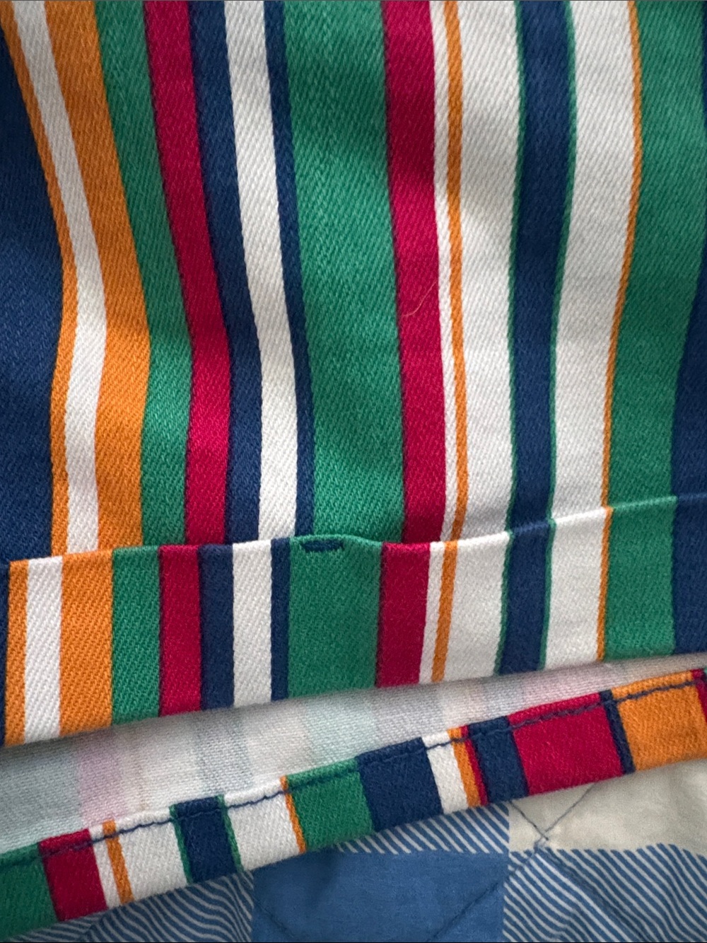 Pinup Playful Multicolor Stripe Shorts - Picture 5 of 5